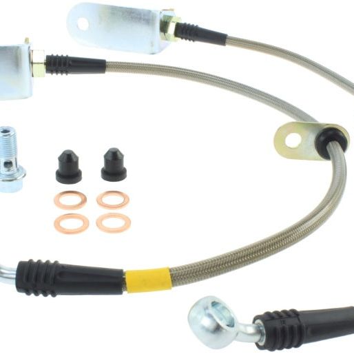 StopTech 06-09 Honda Civic EX Rear SS Brake Lines-Brake Line Kits-Stoptech-STO950.40511-SMINKpower Performance Parts