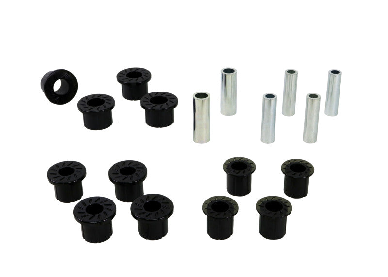 
  

Whiteline W73816 - WHLW73816 - Whiteline 1999 Ford F-250 Spring - Eye Front/Rear And Shackle Bushing - Shipped in Europe - Tuningsupply.com

