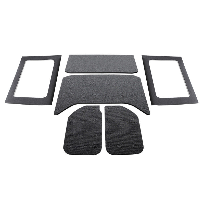 

DEI 50290 - DEI50290 - DEI 11-18 Jeep Wrangler JK 4-Door Boom Mat Complete Headliner Kit - 6 Piece - Black - Shipped in Europe - Tuningsupply.com
