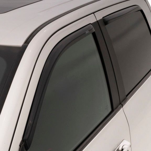 AVS 07-13 Chevy Silverado 1500 Ext. Cab Ventvisor Front & Rear Window Deflectors 4pc - Smoke-tuningsupply.com