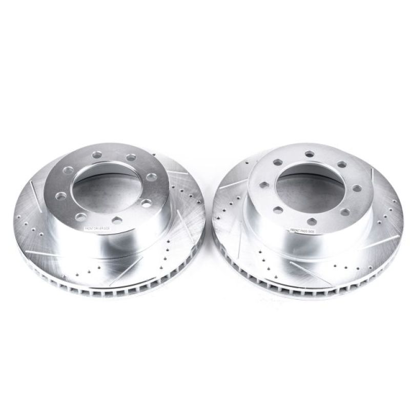 

PowerStop AR8771XPR - PSBAR8771XPR - Power Stop 03-08 Dodge Ram 3500 Front Drilled & Slotted Rotor - Pair - Shipped in Europe - Tuningsupply.com
