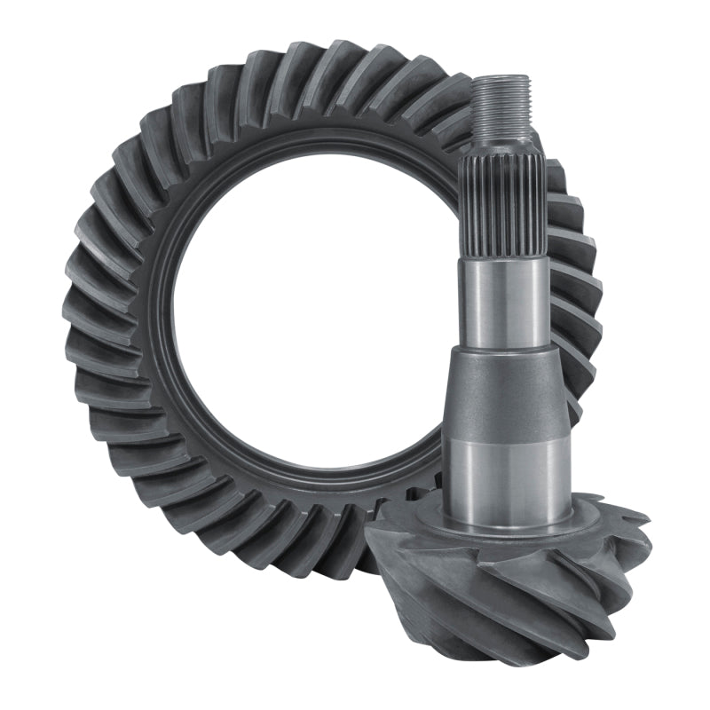 

Yukon Gear & Axle YG C9.25B-456B - YUKYG C9.25B-456B - USA Standard Ring & Pinion Gear Set For 10 & Up Chrysler 9.25in in a 4.56 Ratio - Shipped in Europe - Tuningsupply.com
