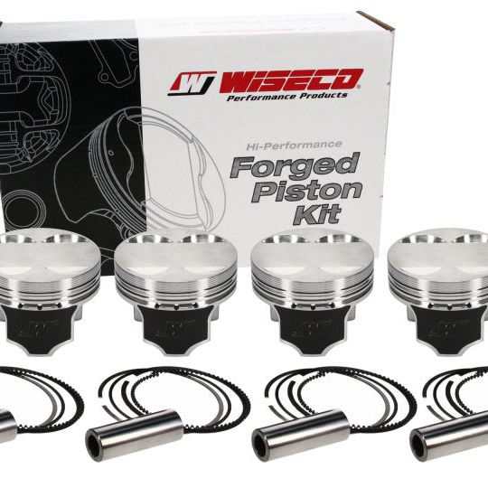 Wiseco Honda / Acura B series Flat Top 10.5:1 Piston Shelf Stock Kit-Piston Sets - Forged - 4cyl-Wiseco-WISK623M84-SMINKpower Performance Parts