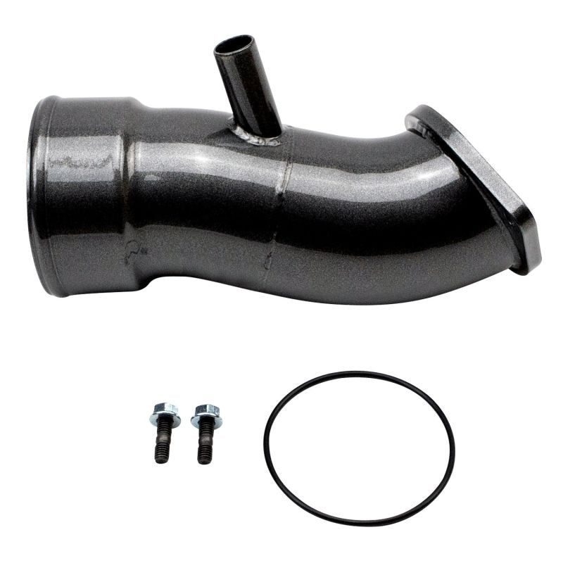 Wehrli 20-24 Chevrolet 6.6L L5P Duramax 3.5in Intake Horn w/PCV Port - Gloss Black-Air Intake Components-Wehrli-WCFWCF100833-GB-SMINKpower Performance Parts