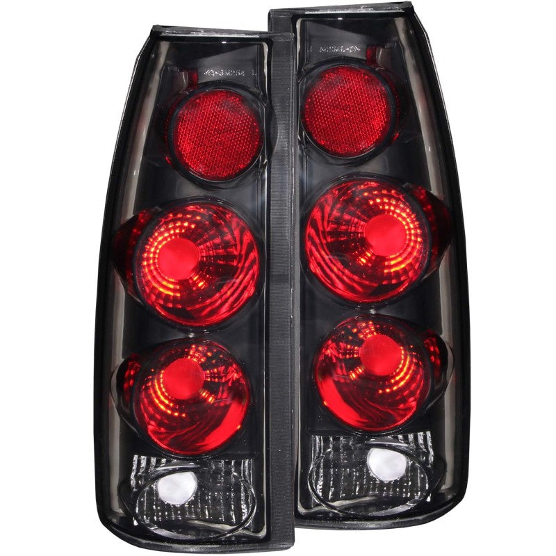 ANZO 1999-2000 Cadillac Escalade Taillights Dark Smoke 3D Style-tuningsupply.com