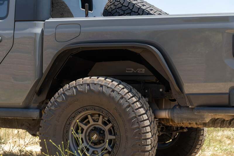 

DV8 Offroad INFEND-07RB - DVEINFEND-07RB - DV8 Offroad 20-24 Jeep Gladiator JT Rear Inner Fender Liners - Satin Black - Shipped in Europe - Tuningsupply.com
