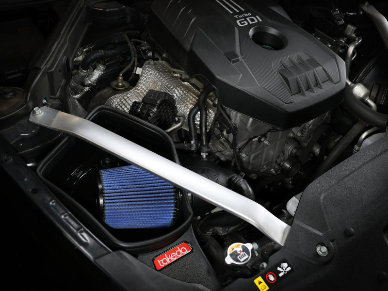 aFe 18-21 Kia Stinger L4 2.0L (t) Takeda Stage-2 Cold Air Intake System w/ Pro 5R Filter-tuningsupply.com