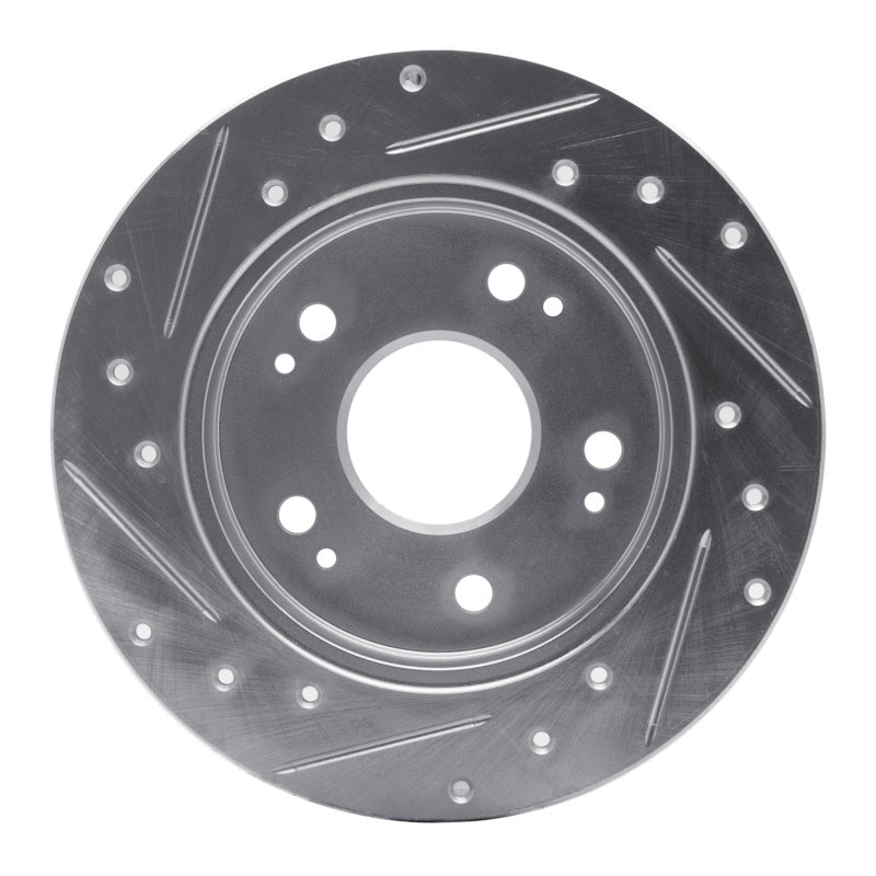 

R1 Concepts 631-59024R - RNC631-59024R - R1 06-15 Honda Civic Si Rear Right Drilled & Slotted Silver Brake Rotor - Shipped in Europe - Tuningsupply.com
