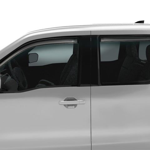 AVS 2022 Nissan Frontier Crew Cab Ventvisor In-Channel Window Deflectors - 4pc - Smoke-tuningsupply.com