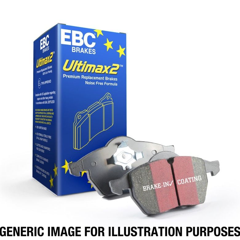 EBC 14+ Mini Hardtop 1.5 Turbo Cooper Ultimax2 Rear Brake Pads-tuningsupply.com