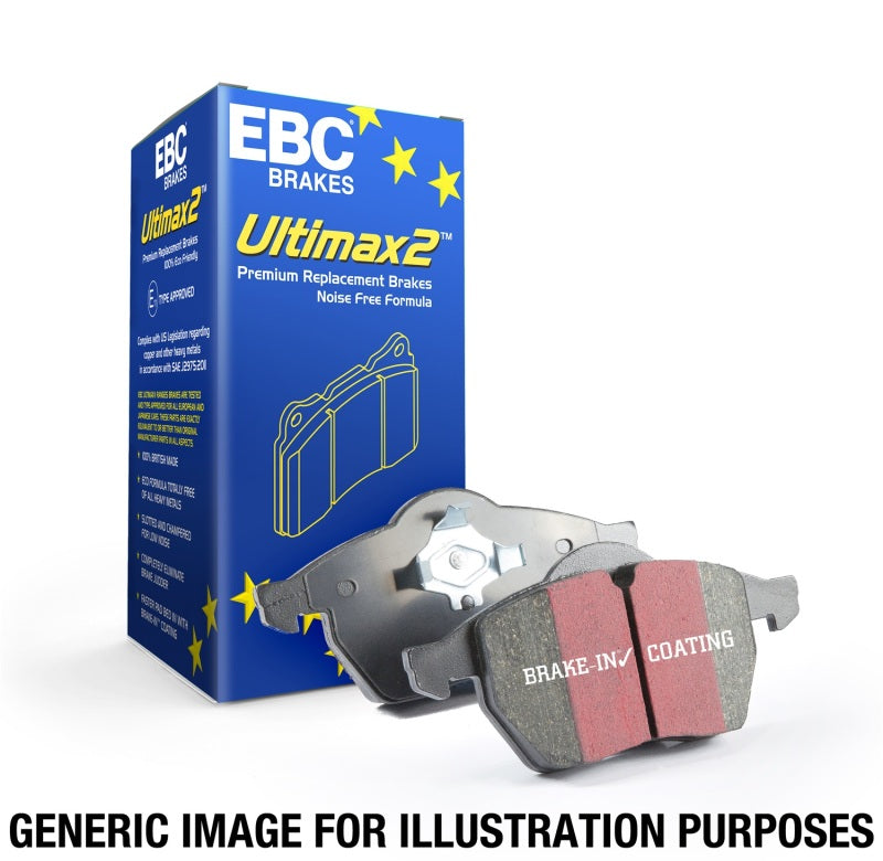 EBC 13+ Mercedes-Benz CLA250 2.0 Turbo Ultimax2 Rear Brake Pads-tuningsupply.com