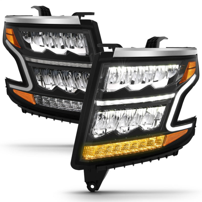 

ANZO 111478 - ANZ111478 - ANZO 15-20 Chevy Tahoe/Suburban LED Light Bar Style Headlights Black w/Sequential w/DRL w/Amber - Shipped in Europe - Tuningsupply.com
