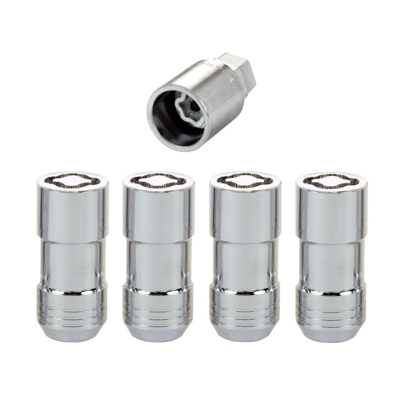 McGard Wheel Lock Nut Set - 4pk. (Cone Seat) M14X1.5 / 21mm & 22mm Dual Hex / 1.965in. L - Chrome-tuningsupply.com