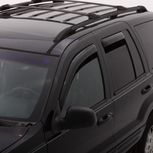 AVS 2004 Ford Ecosport (Brazil) Ventvisor In-Channel Front & Rear Window Deflectors 4pc - Smoke-tuningsupply.com