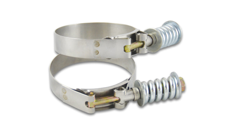 
  

Vibrant 27850 - VIB27850 - Vibrant SS T-Bolt Clamps Pack of 2 Size Range: 5.28in to 5.58in OD For use w/ 5in ID Coupling - Shipped in Europe - Tuningsupply.com

