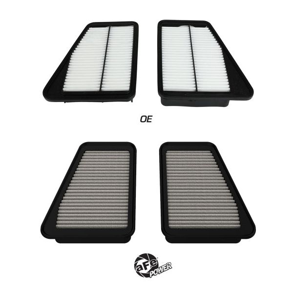 aFe 18-21 Kia Stinger V6-3.3L (tt) Magnum FLOW OE Replacement Air Filter w/ Pro DRY S Media-tuningsupply.com