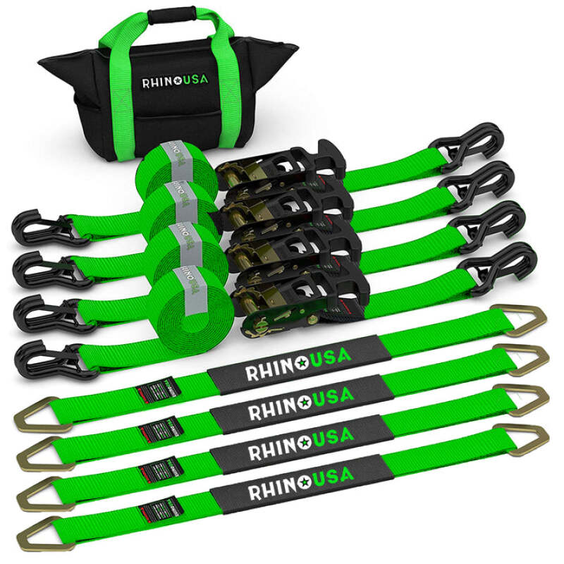 
  

Rhino USA 2IN-HDKIT-GRN - RSA2IN-HDKIT-GRN - Rhino USA Heavy Duty Vehicle Tie Down Kit- Green - Shipped in Europe - Tuningsupply.com

