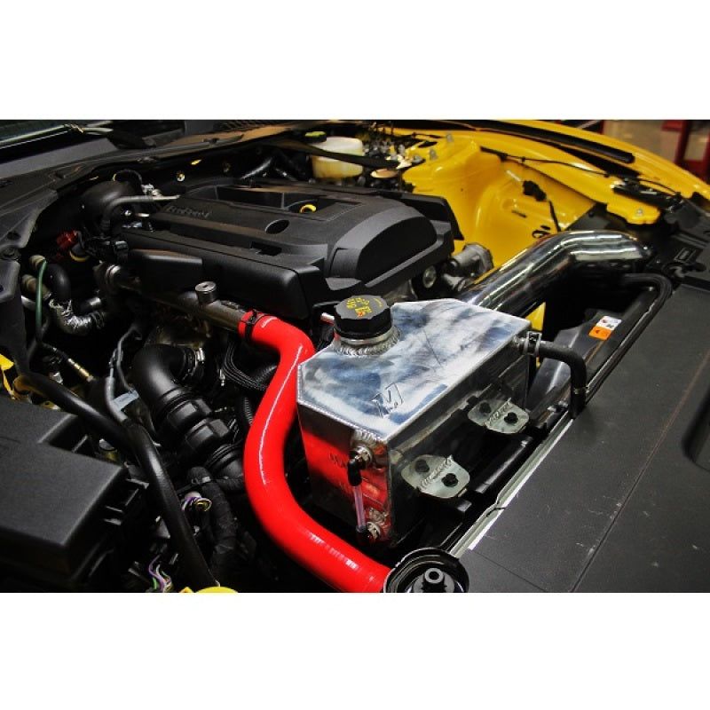 Mishimoto 2015 Ford Mustang EcoBoost / 3.7L / 5.0L  Aluminum Coolant Expansion Tank-Polished-tuningsupply.com