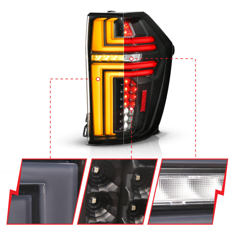 

ANZO 311483A - ANZ311483A - ANZO 21-24 Chevy Suburban/Tahoe Full LED Tail Lights SeqSig Black - Pair - Shipped in Europe - Tuningsupply.com
