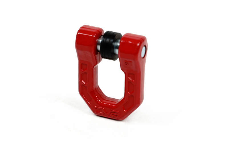 DV8 Offroad Elite Series D-Ring Shackles - Pair (Red)-tuningsupply.com