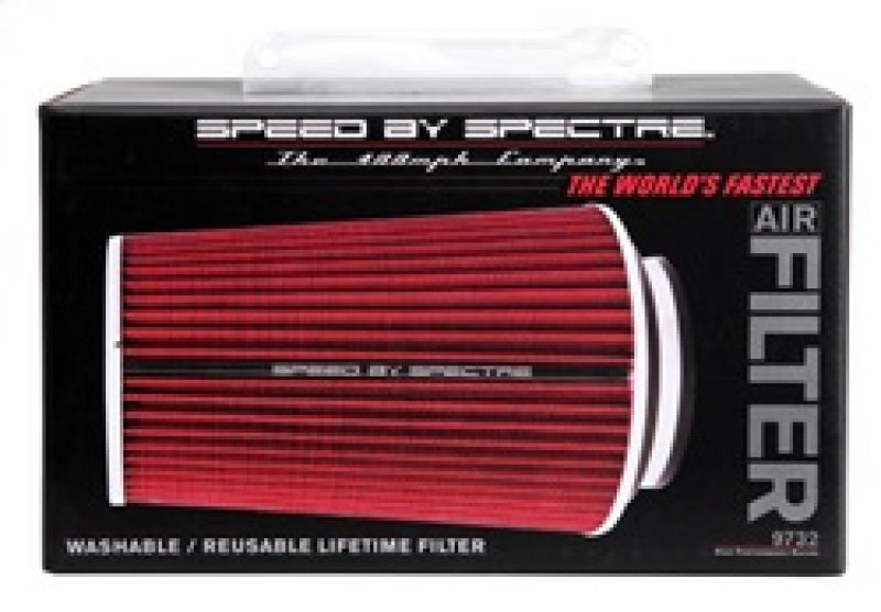

Spectre 9732 - SPE9732 - Spectre Adjustable Conical Air Filter 9-1/2in. Tall (Fits 3in. / 3-1/2in. / 4in. Tubes) - Red - Shipped in Europe - Tuningsupply.com
