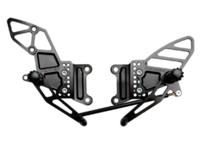 

Vortex Racing RS406K - VTXRS406K - Vortex Racing 07-08 Kawasaki ZX600 Ninja ZX-6R,05-06 ZX600 Ninja ZX-6RR Adjustable Rearsets- Black - Shipped in Europe - Tuningsupply.com
