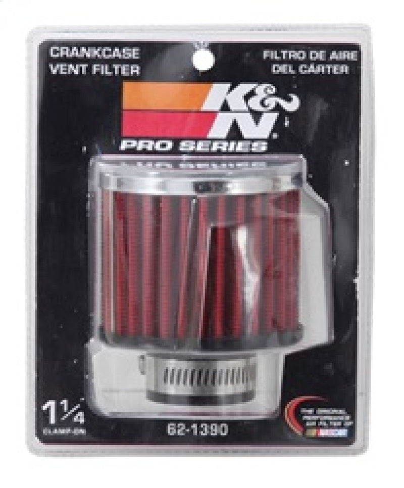 

K&N Engineering 62-1390 - KNN62-1390 - K&N 1.25in Flange ID x 3in OD x 2.5in H Rubber Base Crankcase Vent Filter - Shipped in Europe - Tuningsupply.com
