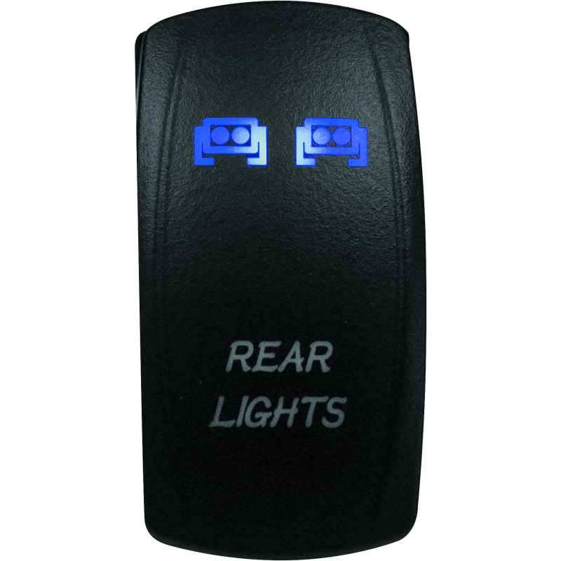 DragonFire Racing Lighted Switch Rear Light On/Off Blue-tuningsupply.com