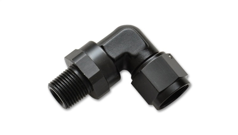 

Vibrant 11390 - VIB11390 - Vibrant -10AN to 1/2in NPT Female Swivel 90 Degree Adapter Fitting - Shipped in Europe - Tuningsupply.com
