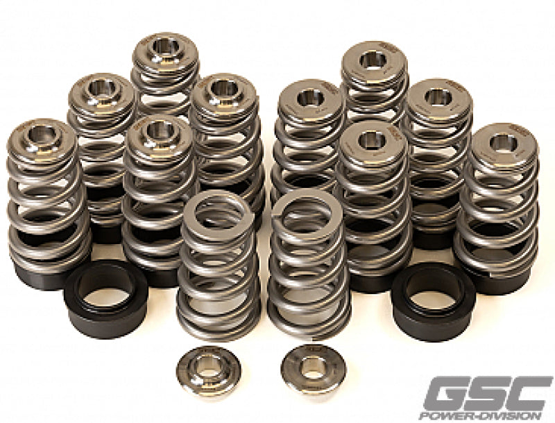 GSC P-D Toyota G16E Conical Valve Spring and Ti Retainer Kit-tuningsupply.com