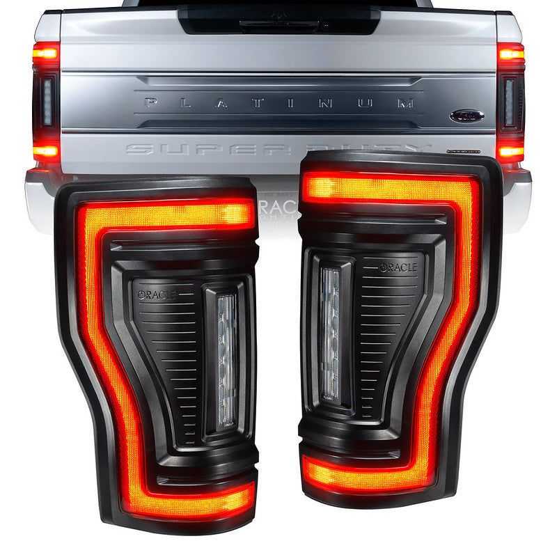 Oracle 17-22 Ford F-250/350 Superduty Flush Mount LED Tail Lights SEE WARRANTY-tuningsupply.com