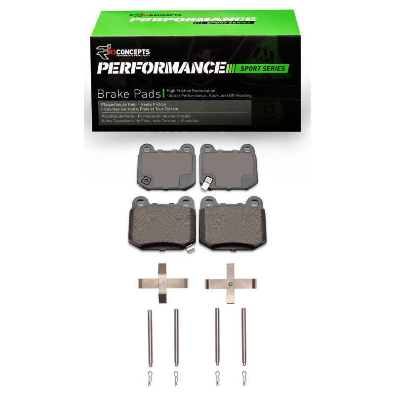 

R1 Concepts 2115-0961-01 - RNC2115-0961-01 - R1 2003-2025 Infiniti G35 Rear R1 Performance Sport Pads & Hardware Kit - Shipped in Europe - Tuningsupply.com
