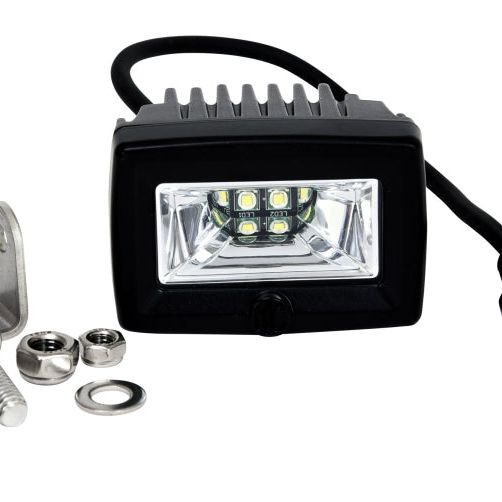 KC HiLiTES C-Series C2 LED 2in. Backup Area Flood Light 20w (Pair Pack System) - Black-tuningsupply.com