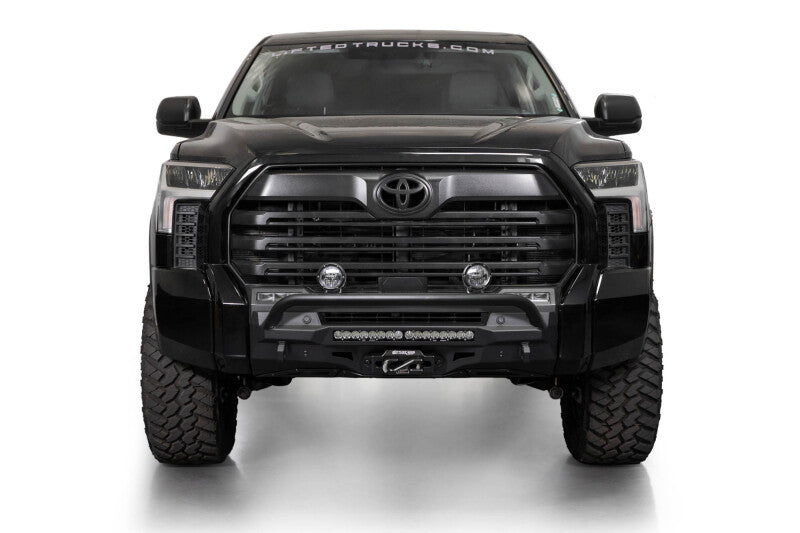 

Addictive Desert Designs F760353120103 - ADDF760353120103 - Addictive Desert Designs 2022+ Toyota Tundra Stealth Center Mount Front Bumper w/ Top Hoop - Shipped in Europe - Tuningsupply.com
