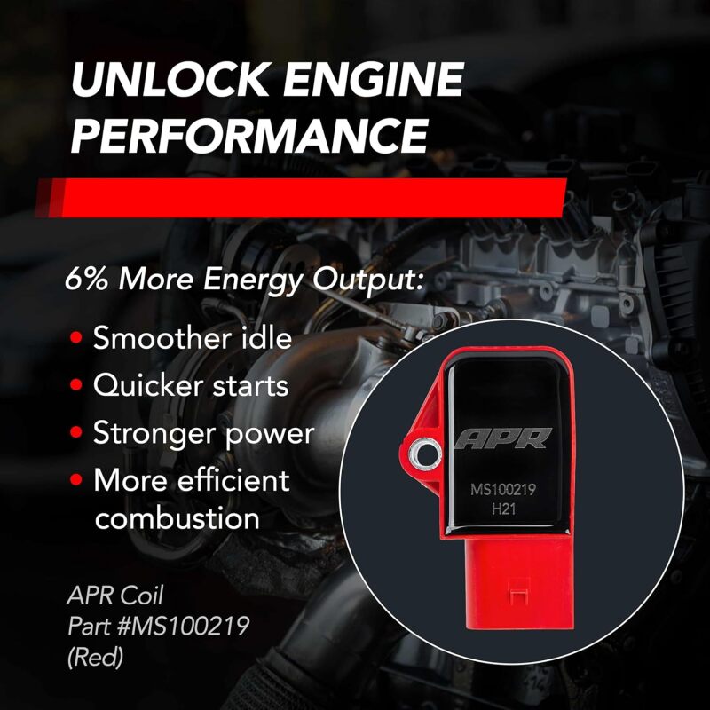 

APR MS100219 - APRMS100219 - APR Audi (EA824) 4.0T Ignition Coil - Red - Shipped in Europe - Tuningsupply.com
