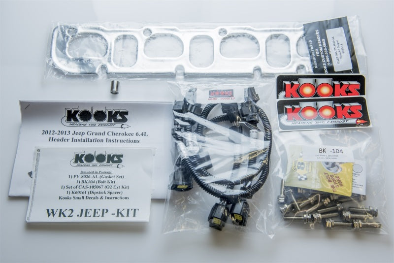 

Kooks Headers 3410H431 - KSH3410H431 - Kooks 12+ Jeep Grand Cherokee 6.4L 1-7/8in x 3in SS Longtube Headers w/Green Catted Connection Pipes - Shipped in Europe - Tuningsupply.com

