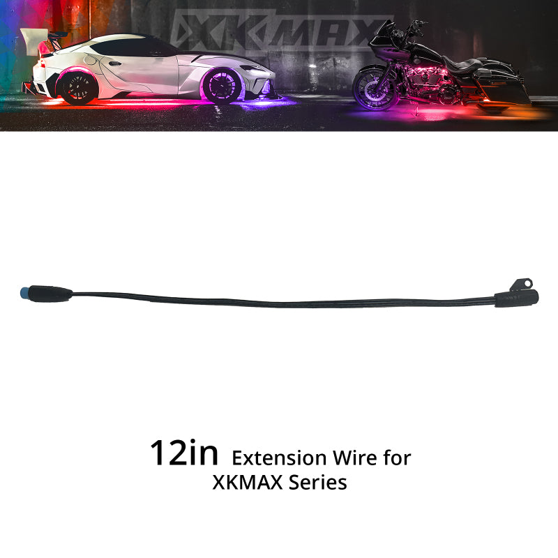 
    

XKGLOW MX-WIRE-12 - XKGMX-WIRE-12 - XK Glow XKmax 12in Extension Wire - Shipped in Europe - Tuningsupply.com

  