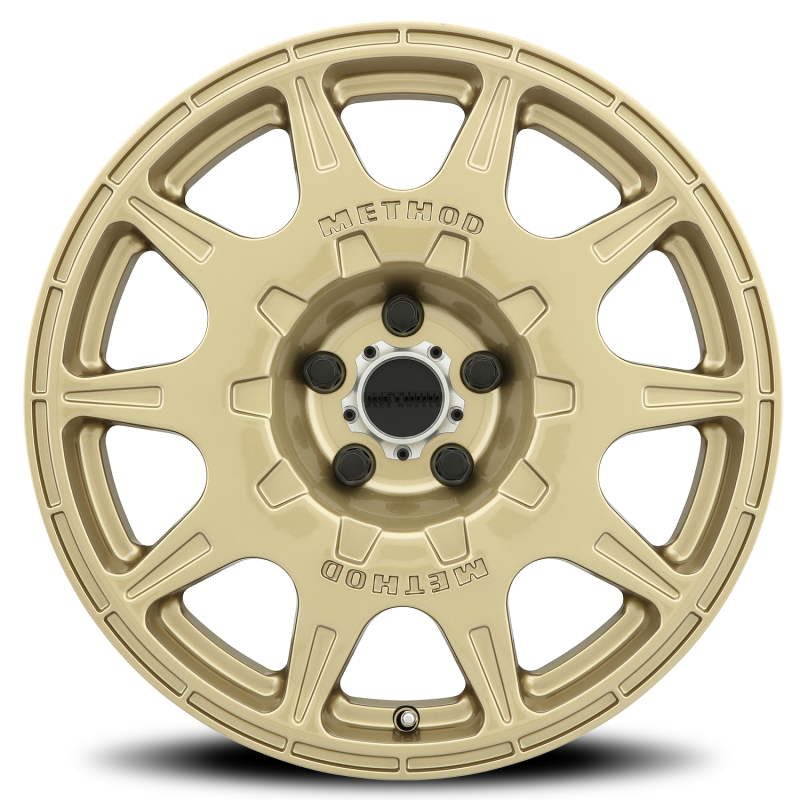 

Method Wheels MR50278012138-2 - MRWMR50278012138-2 - Method MR502 RALLY 17x8 +38mm Offset 5x4.5 67.1mm CB Gold Wheel - Shipped in Europe - Tuningsupply.com
