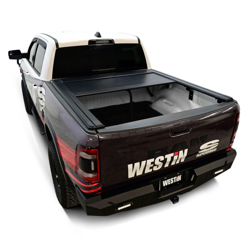

Westin 19-64705 - WES19-64705 - Westin 19-26 Ram 1500 (New Body)(Excl. RamBox) 5ft 7in Bed Manual Retractable Tonneau Cover - Black - Shipped in Europe - Tuningsupply.com
