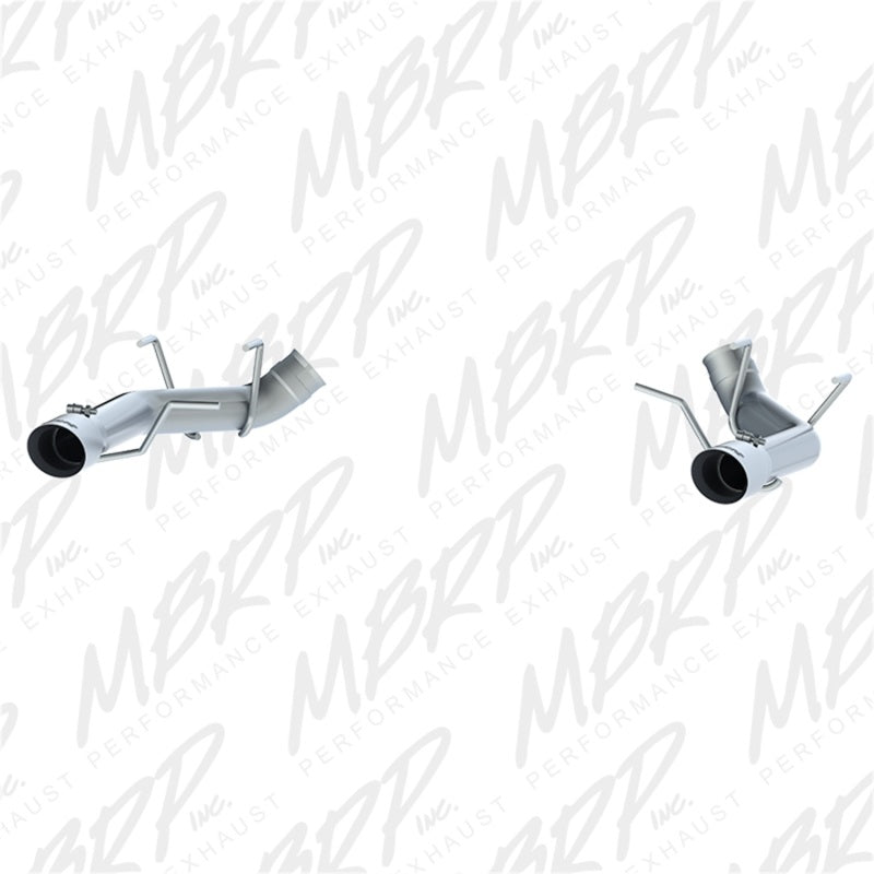 MBRP 2011-2014 Ford Mustang GT 3in Dual Axle Back Muffler Delete - T304-tuningsupply.com