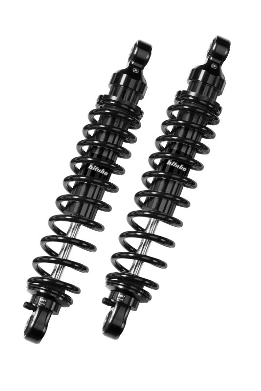 

Bitubo Suspension SC230WME02V2 - BITSC230WME02V2 - Bitubo WME0 Twinshocks Adjustable: Spring Preload, Rebound, Length 361mm, Dark Edition - Shipped in Europe - Tuningsupply.com

