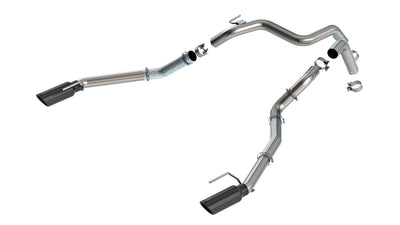 Borla 24-25 Ford Ranger Raptor 2.75in Tailpipe Kit 4in Tip - Brawler Ceramic Black