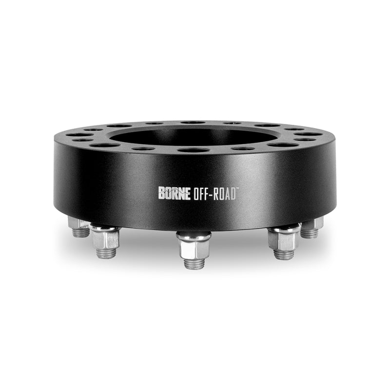 Borne Off-Road Wheel Spacers - 8X170 - 125 - 50mm - M14 - Black-tuningsupply.com