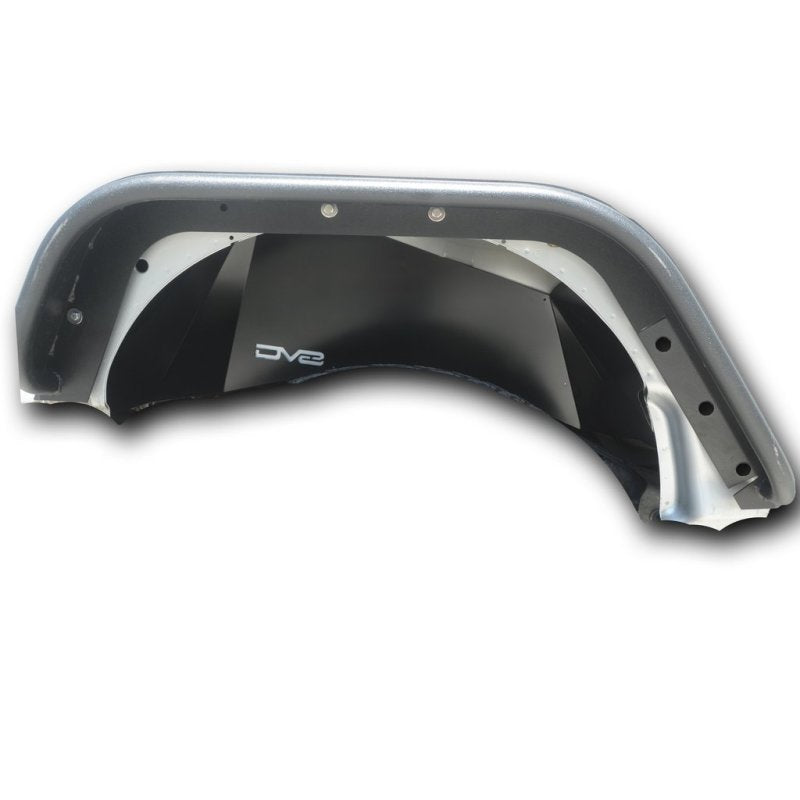 DV8 Offroad 07-18 Jeep Wrangler JK Rear Aluminum Inner Fender - Black-tuningsupply.com