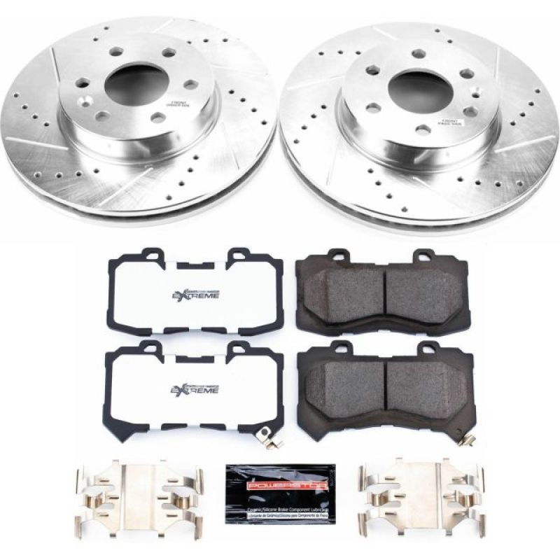 Power Stop 15-18 Chevrolet Colorado Front Z36 Truck & Tow Brake Kit-tuningsupply.com