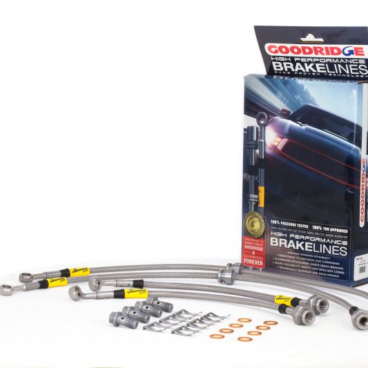 Goodridge 09-15 Nissan Maxima Stainless Steel Brake Line Kit-tuningsupply.com