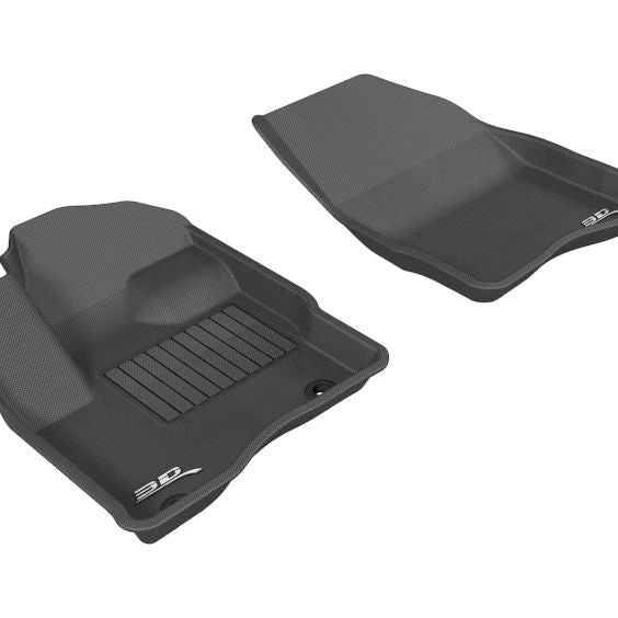 3D MAXpider 2010-2019 Ford Taurus Kagu 1st Row Floormat - Black-tuningsupply.com