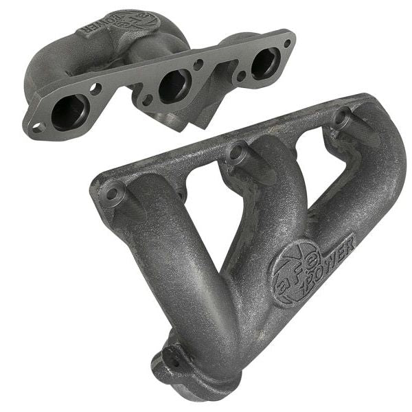 aFe BladeRunner Ported Ductile Iron Exhaust Manifold 07-11 Jeep Wrangler (JK) V6-3.8L-tuningsupply.com