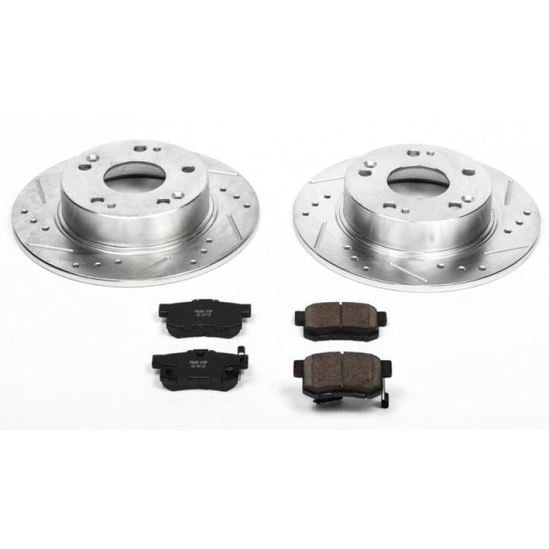 Power Stop 04-08 Acura TSX Rear Z23 Evolution Sport Brake Kit-tuningsupply.com