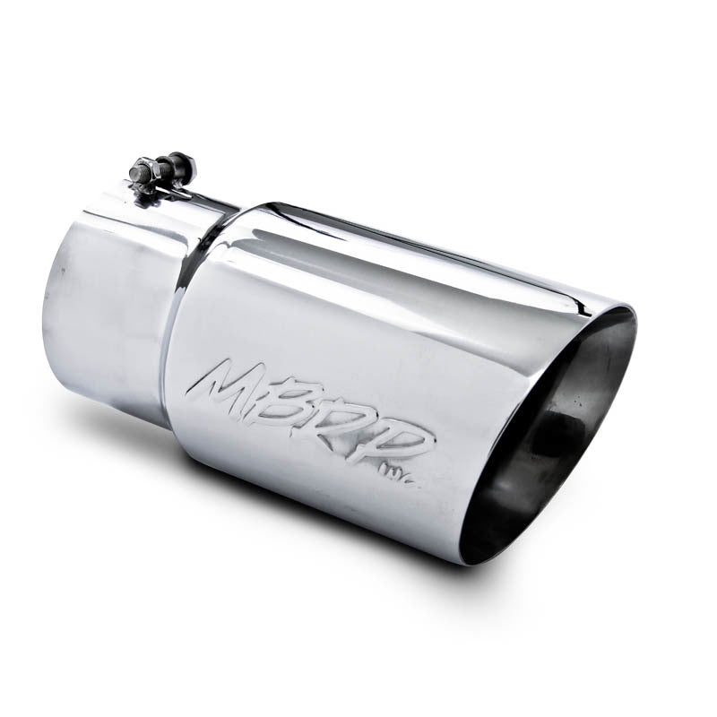 MBRP Universal Tip 6 O.D. Dual Wall Angled 5 inlet 12 length-tuningsupply.com